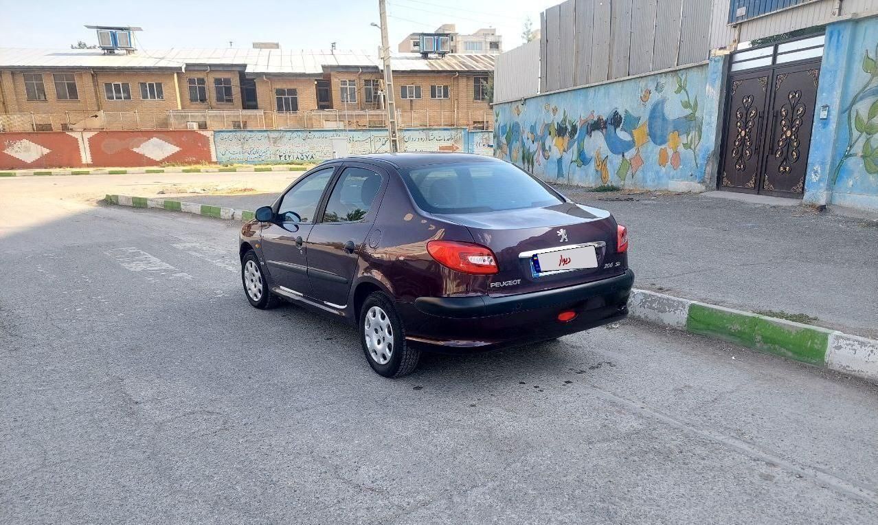 پژو ۲۰۶ صندوق دار v20 - 1390