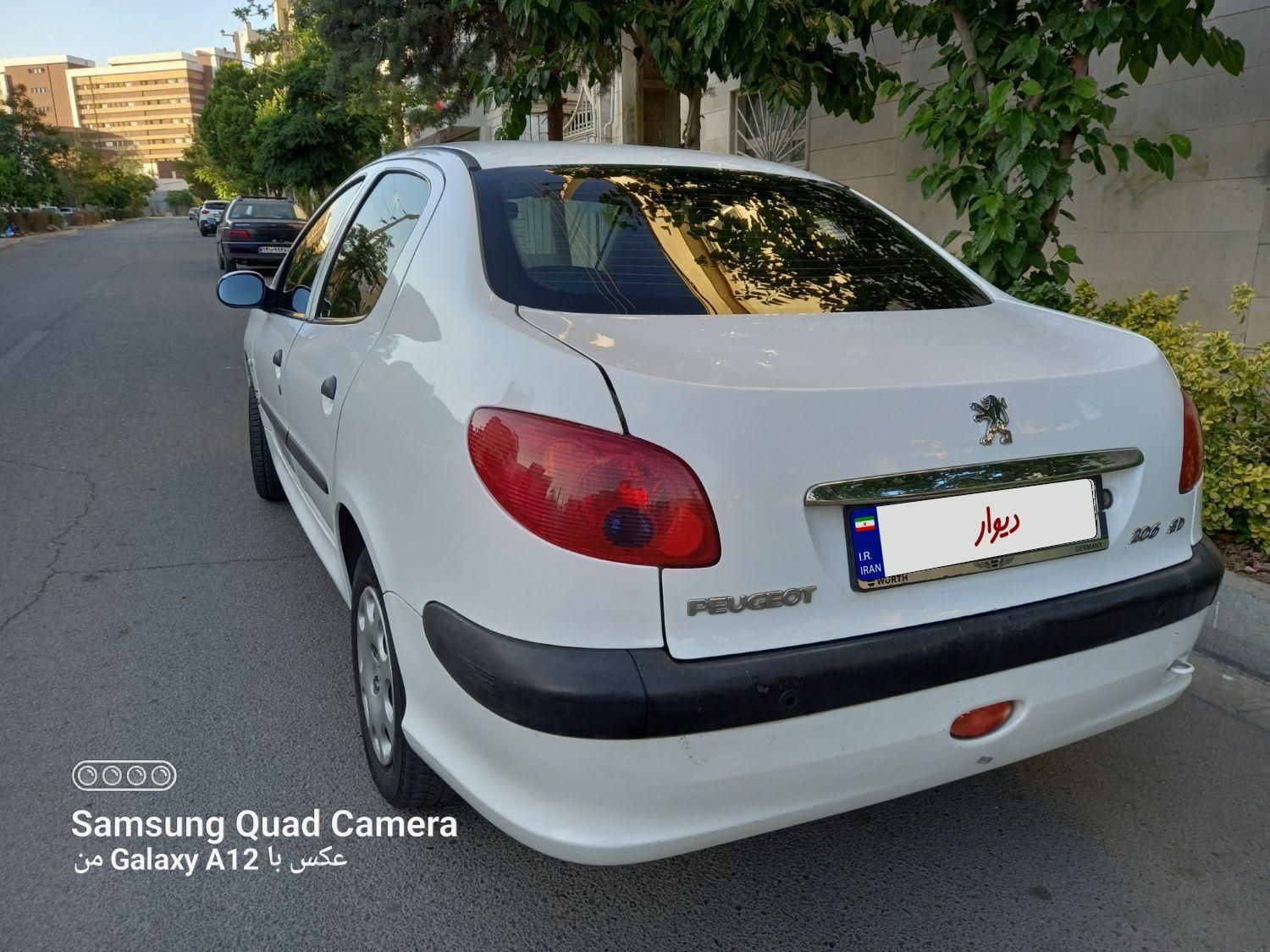 پژو ۲۰۶ صندوق دار v8 - 1396
