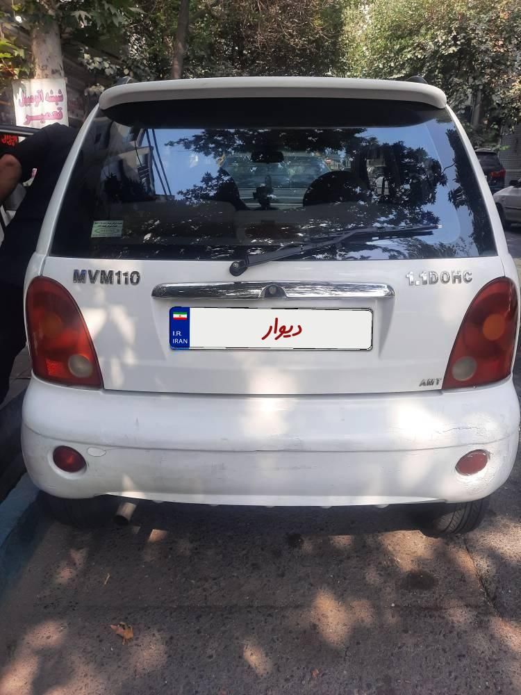ام وی ام 110 چهار سیلندر دنده ای - 1390