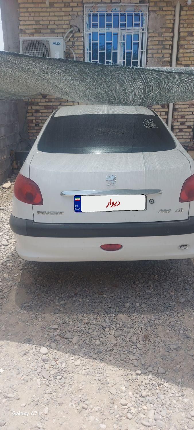 پژو ۲۰۶ صندوق دار v8 - 1397