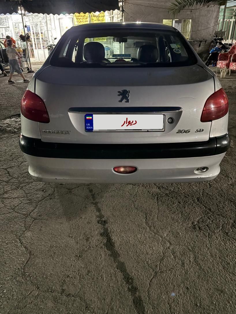 پژو ۲۰۶ صندوق دار v20 - 1389