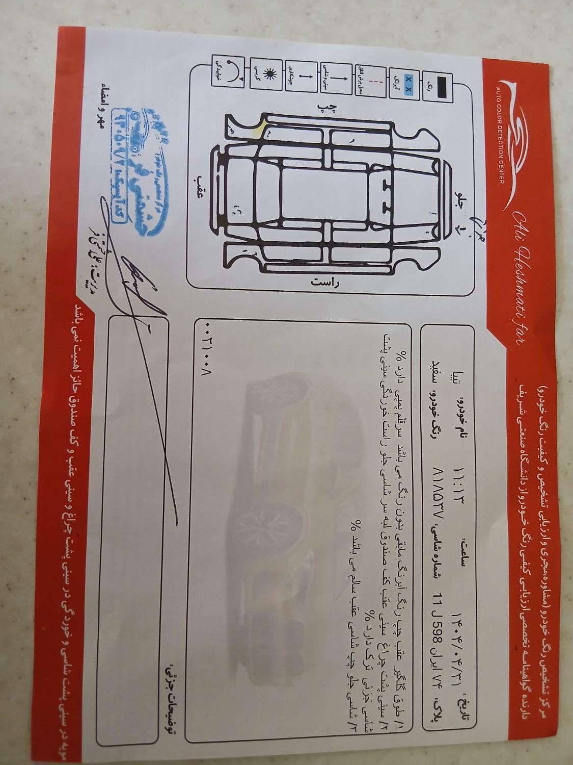 تیبا صندوق دار SX - 1394