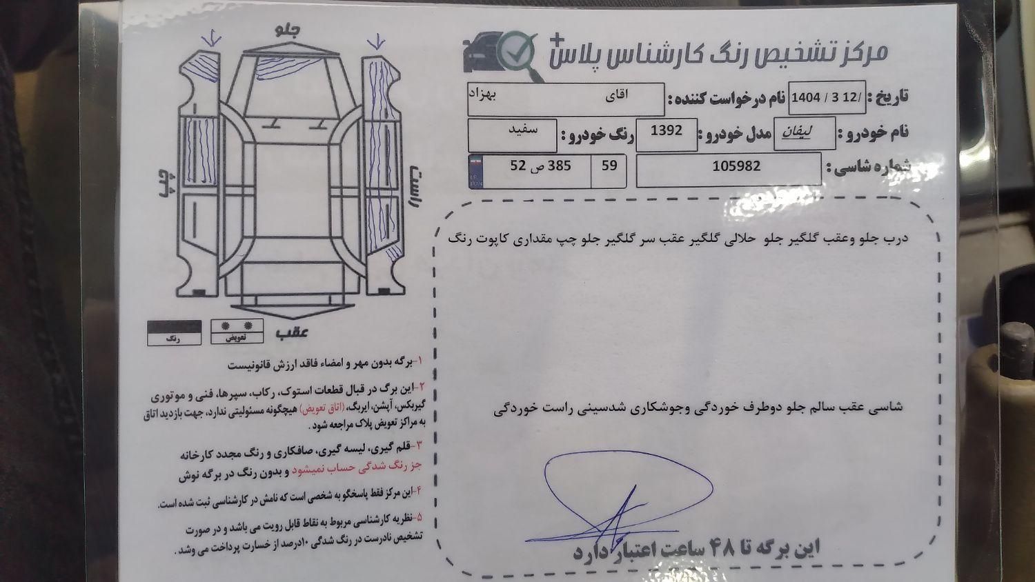 لیفان 620 دنده‌ای 1600 - 1392