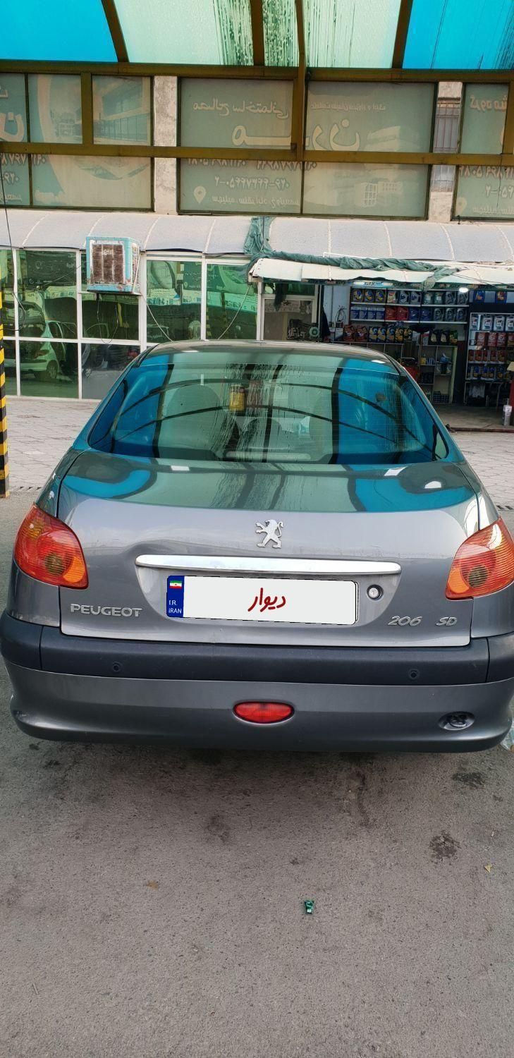 پژو ۲۰۶ صندوق دار v8 - 1393