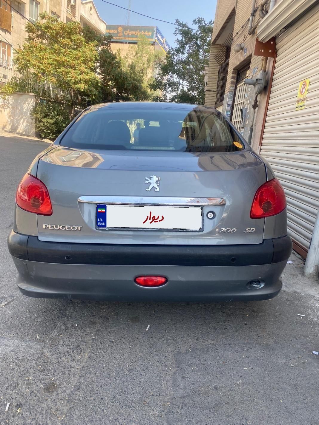 پژو ۲۰۶ صندوق دار v8 - 1395
