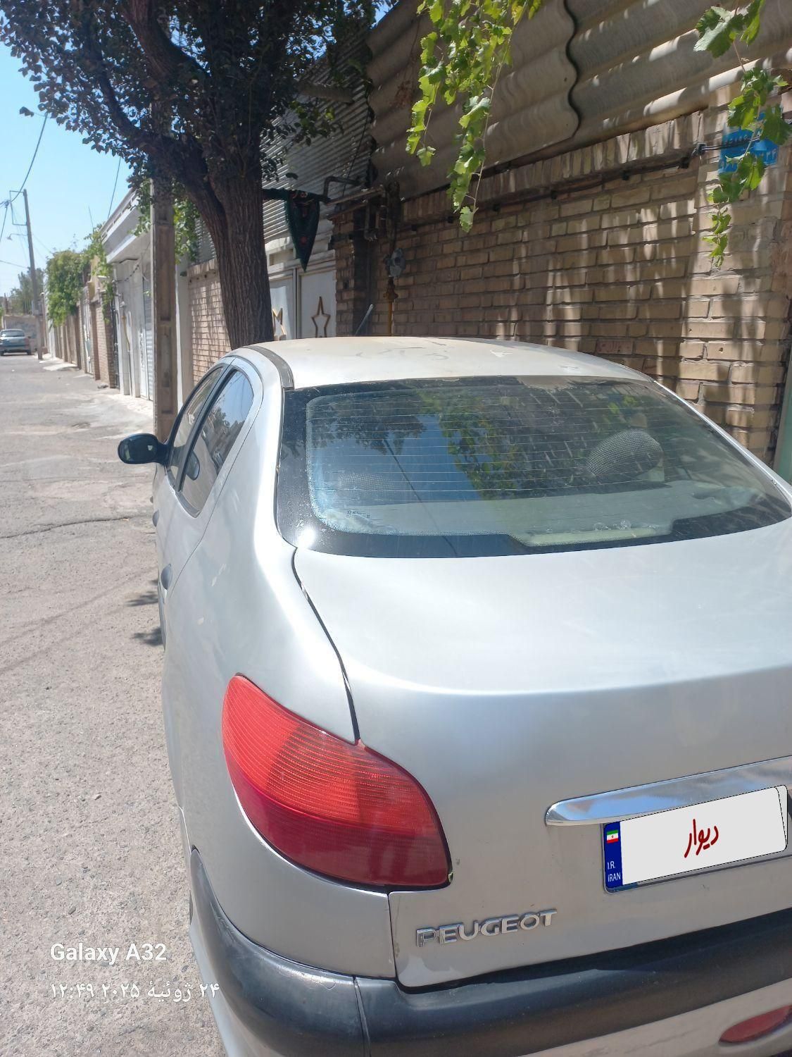 پژو ۲۰۶ صندوق دار v8 - 1386