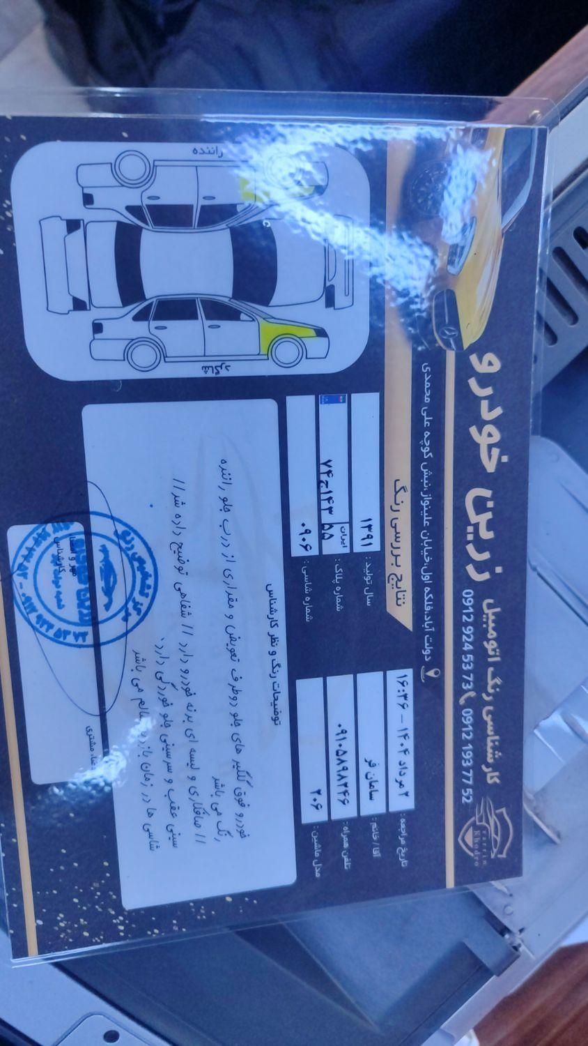پژو 206 تیپ 2 - 1391