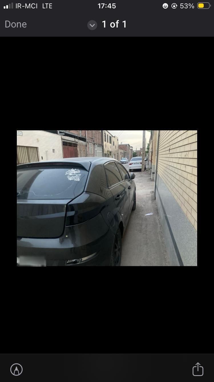 ام وی ام 315 هاچ بک ساده دنده ای - 1392