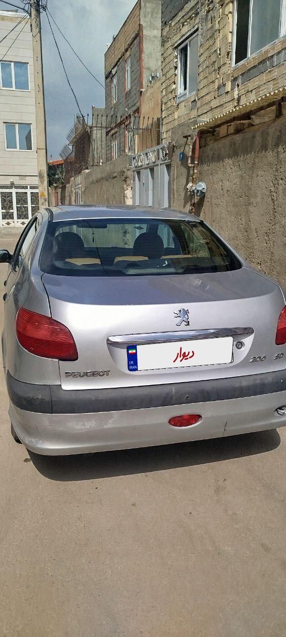 پژو ۲۰۶ صندوق دار v10 - 1387