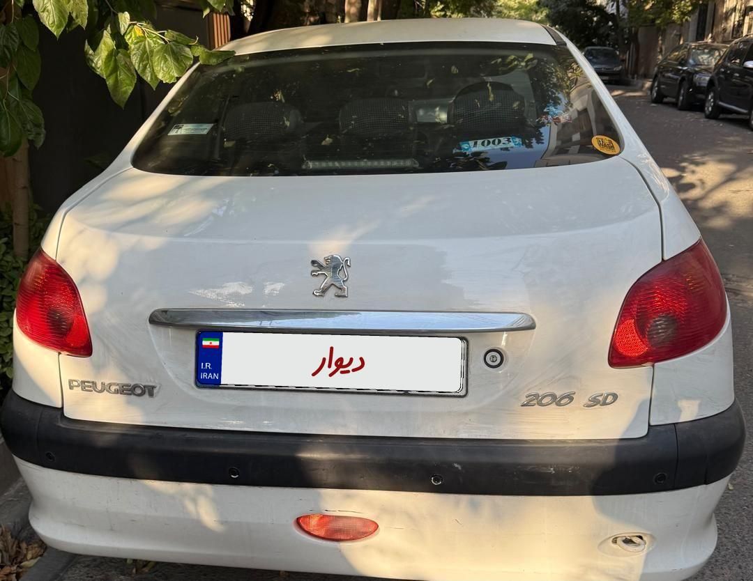 پژو ۲۰۶ صندوق دار v9 - 1390