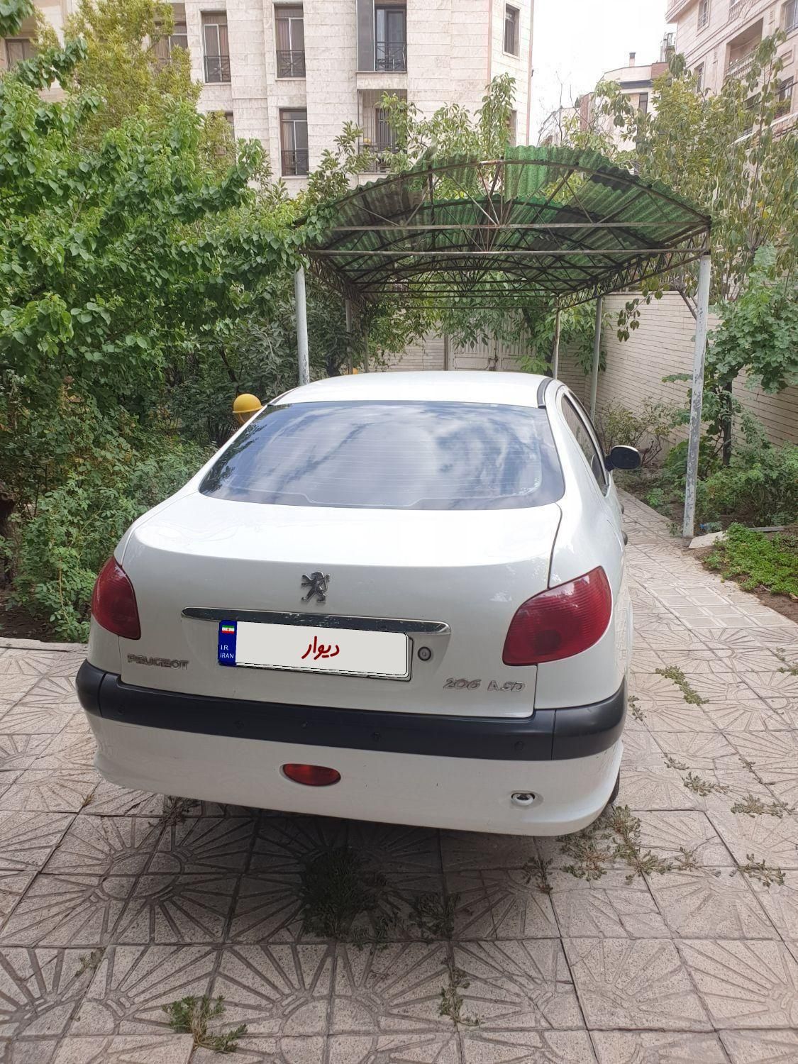 پژو ۲۰۶ صندوق دار v9 - 1387