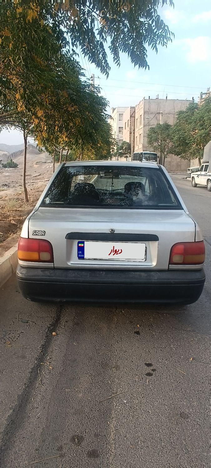 پراید صبا بنزینی - 1387