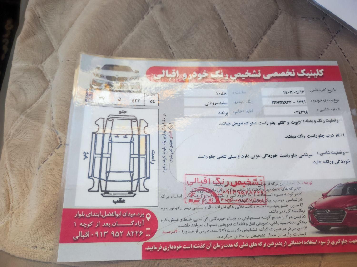 ام وی ام X33 دنده‌ای ساده - 1391