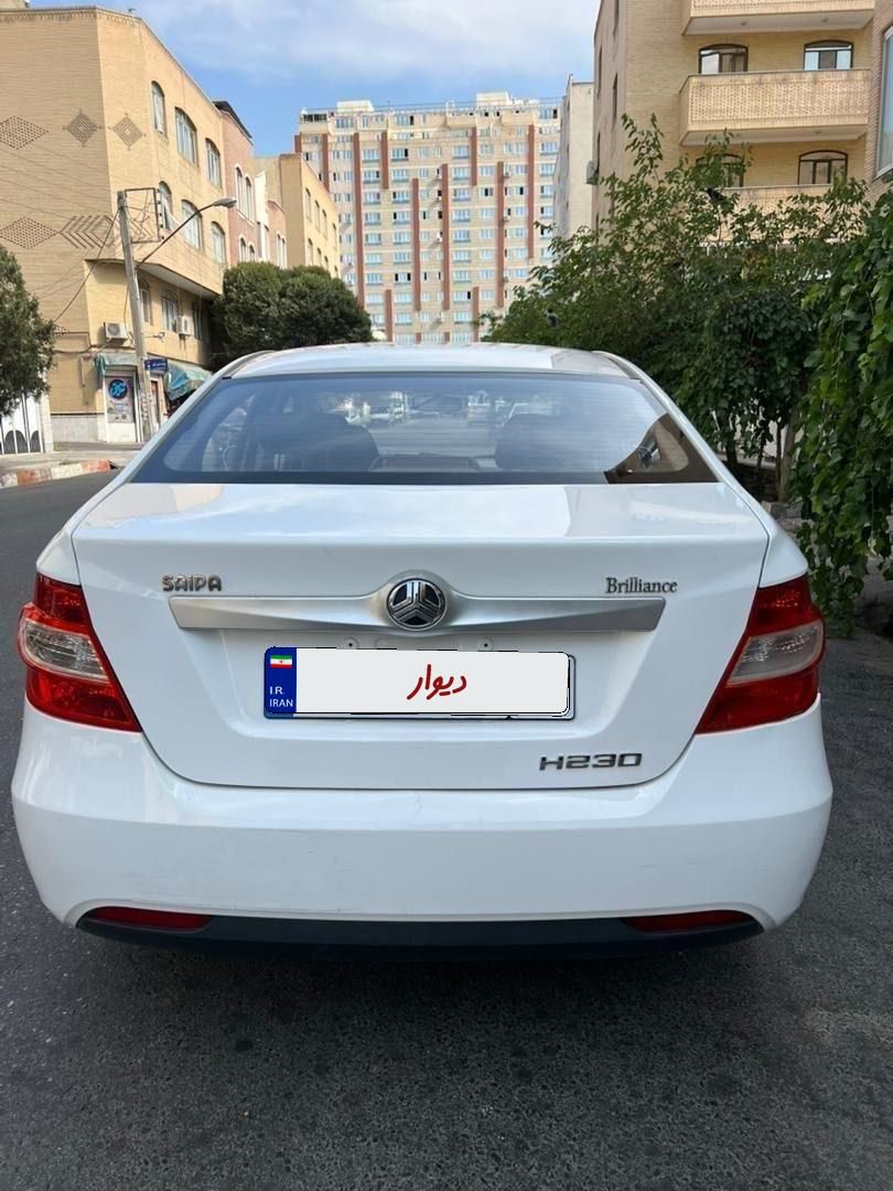 برلیانس H230 دنده‌ای - 1394