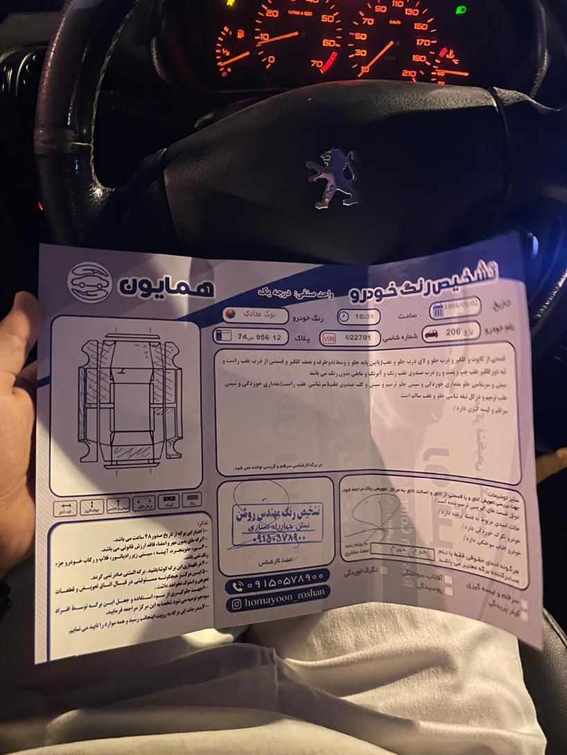 پژو 206 تیپ 2 - 1387