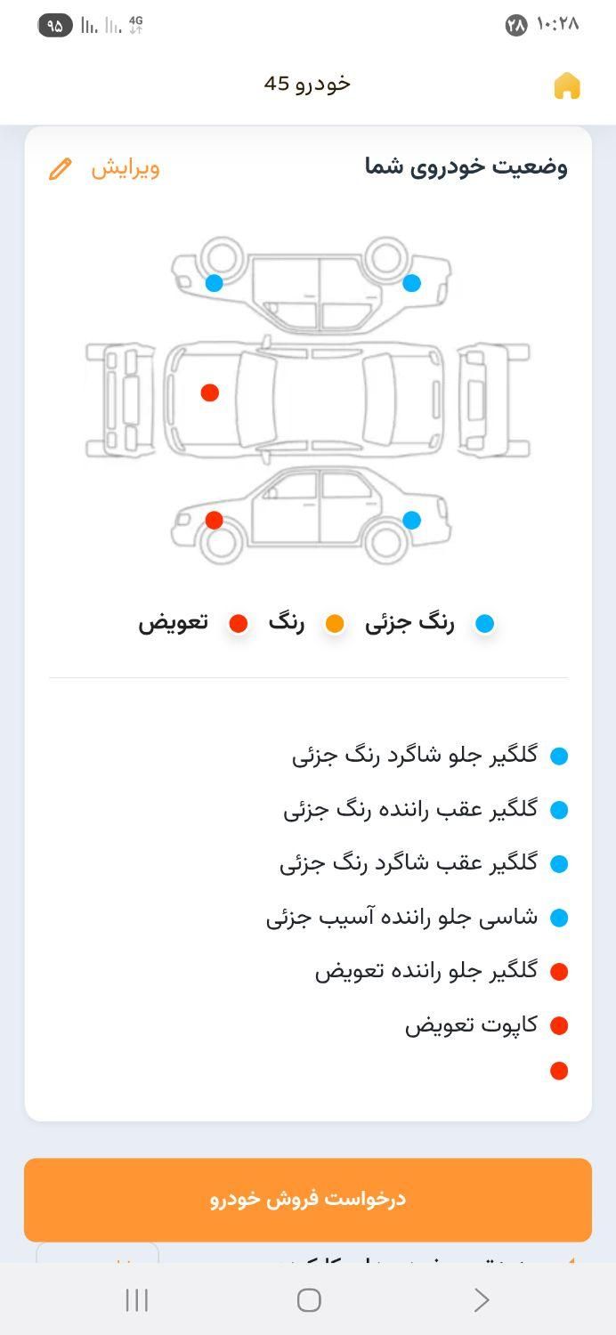 تیبا 2 EX رینگ آلومینیومی - 1395