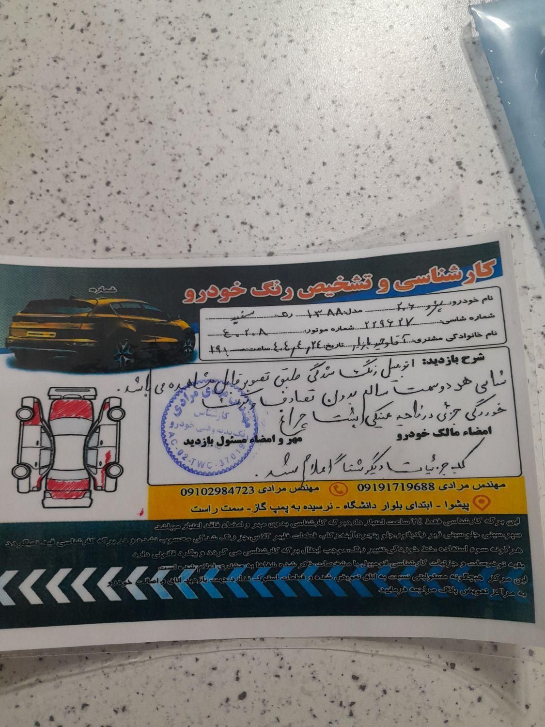 پژو 206 تیپ 2 - 1388