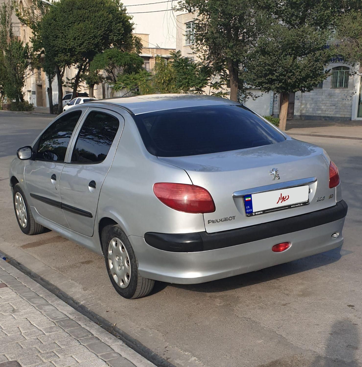 پژو ۲۰۶ صندوق دار v1 - 1386