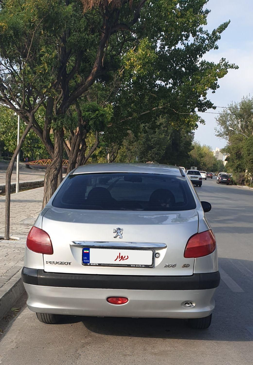 پژو ۲۰۶ صندوق دار v1 - 1386