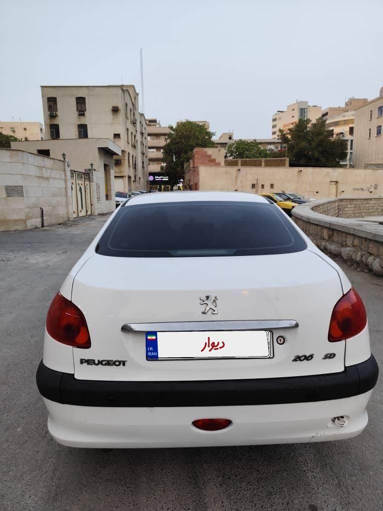 پژو ۲۰۶ صندوق دار v8 - 1398
