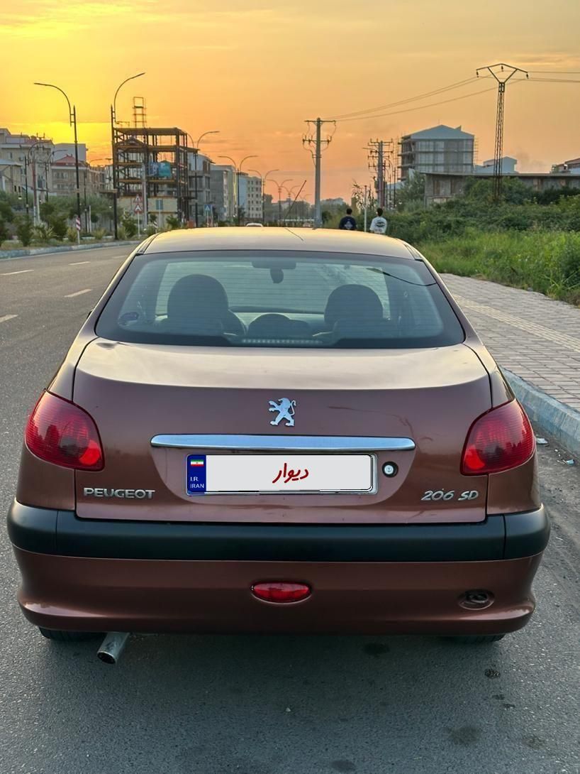 پژو ۲۰۶ صندوق دار v8 - 1386