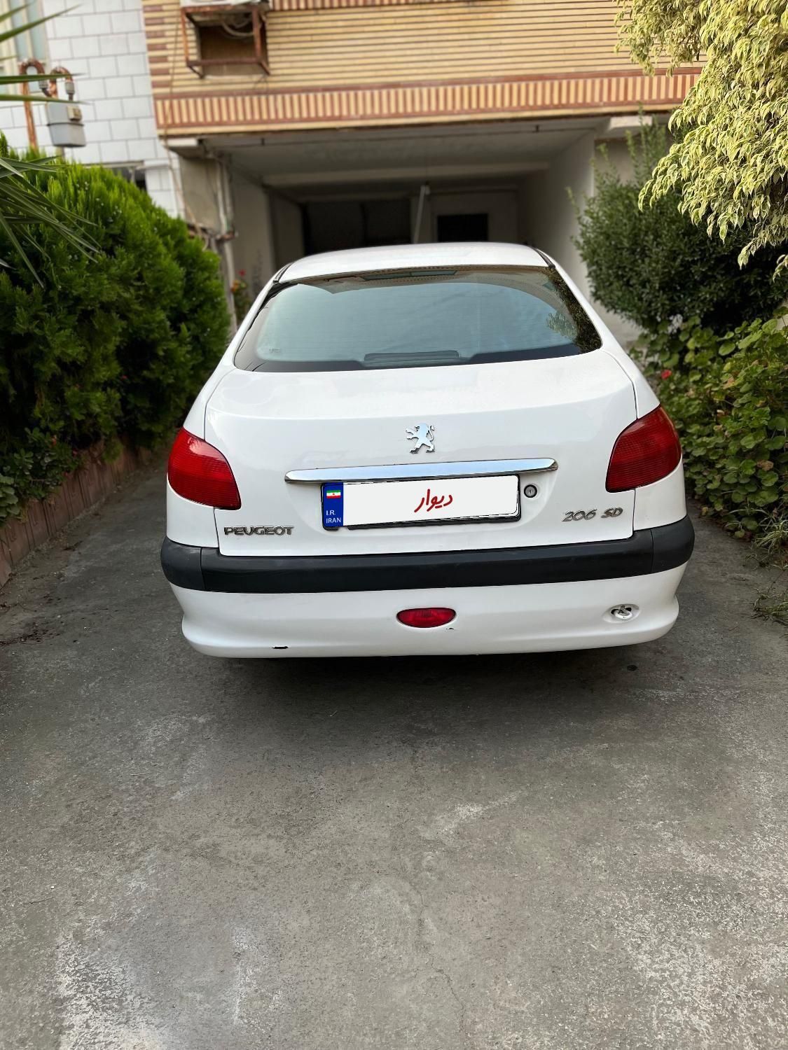 پژو ۲۰۶ صندوق دار v20 - 1389