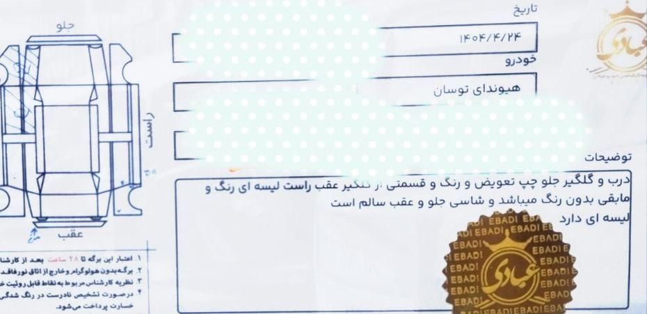 هیوندای توسان جی‌ال‌اس دیفرانسیل جلو - 2014