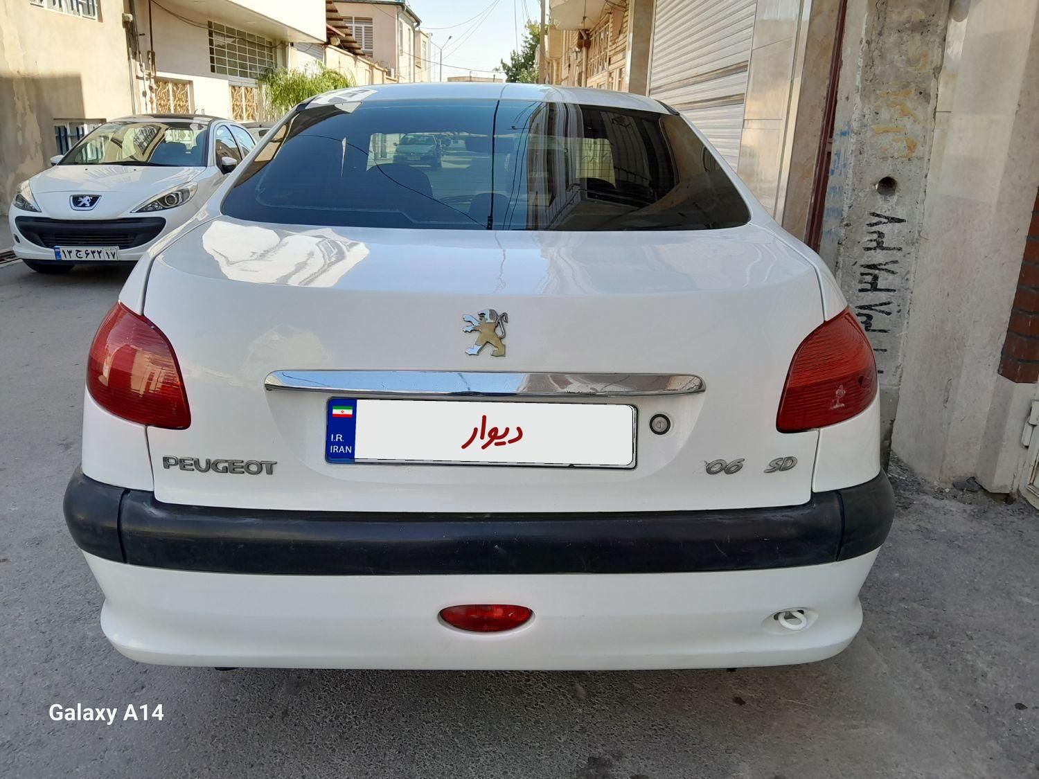 پژو ۲۰۶ صندوق دار v8 - 1387