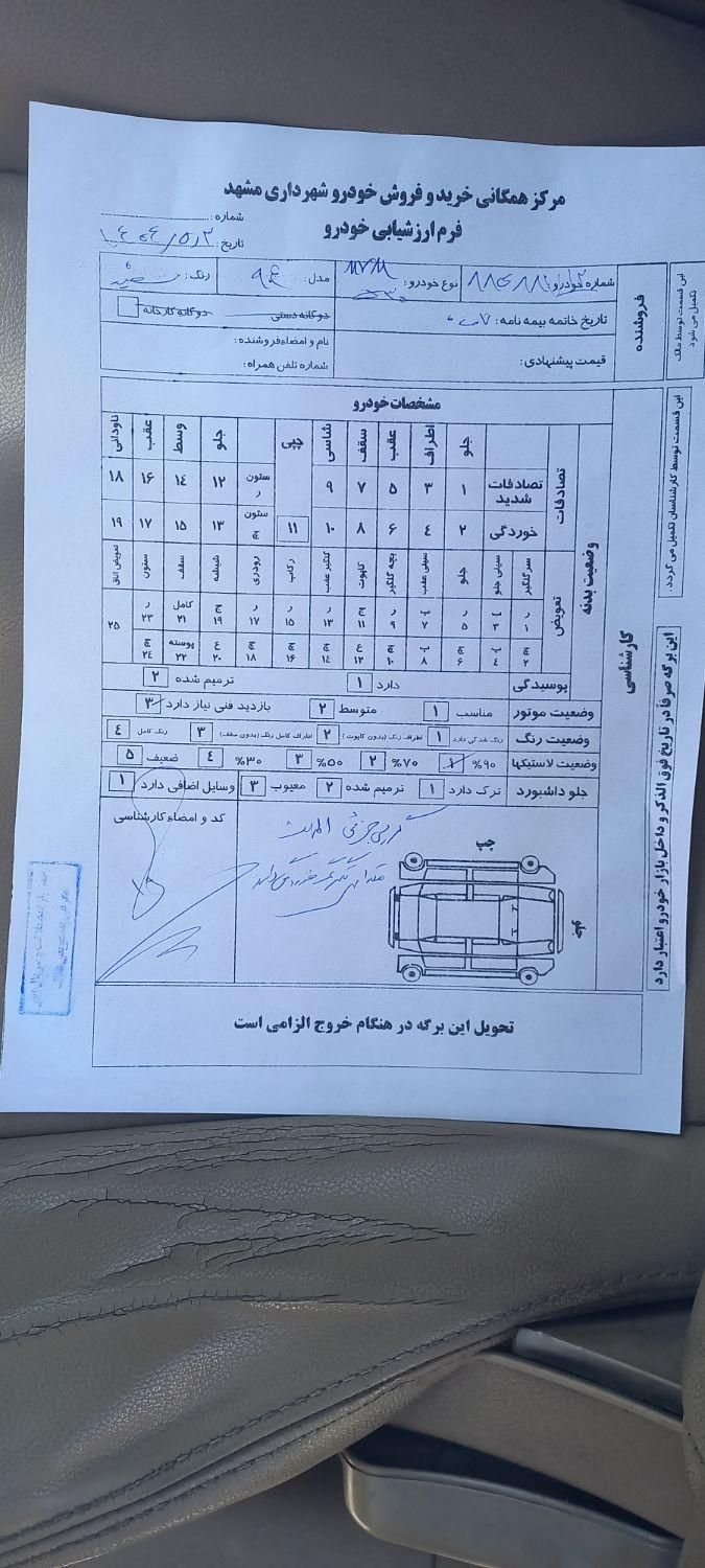 ام وی ام 530 دنده ای - 1394