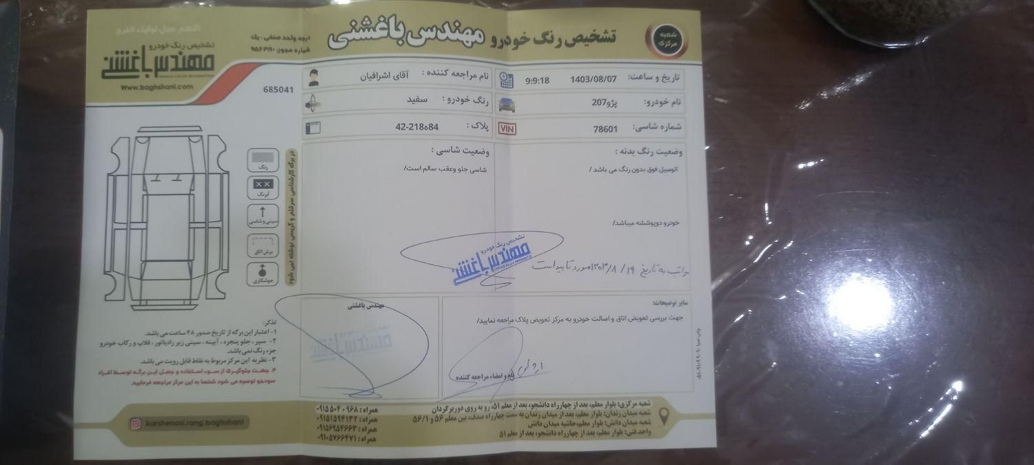 پژو 207 دنده‌ای TU3 - 1403