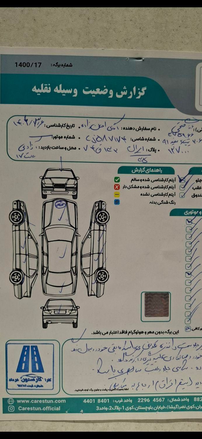 پژو 206 تیپ 2 - 1391
