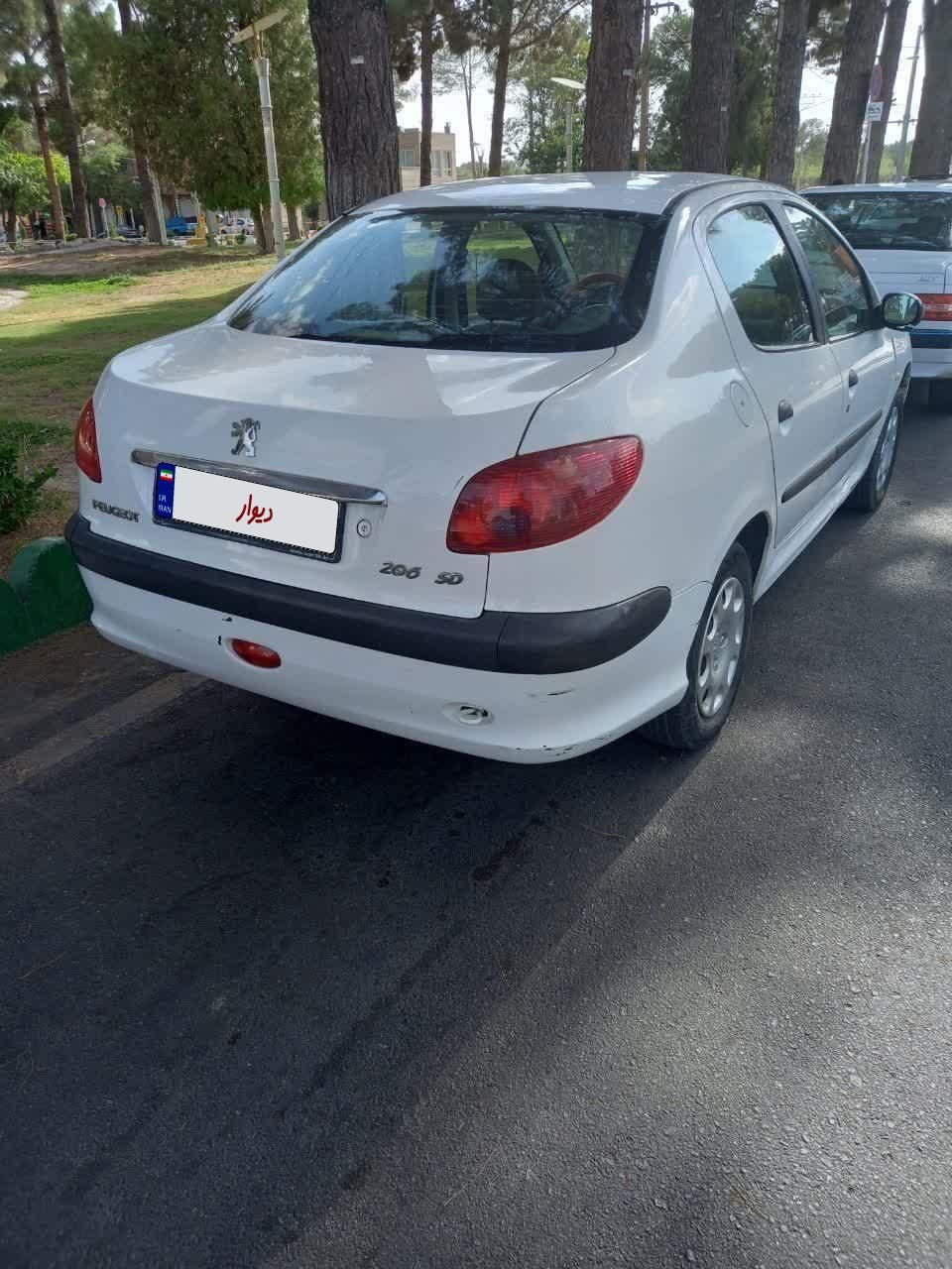 پژو ۲۰۶ صندوق دار v20 - 1390