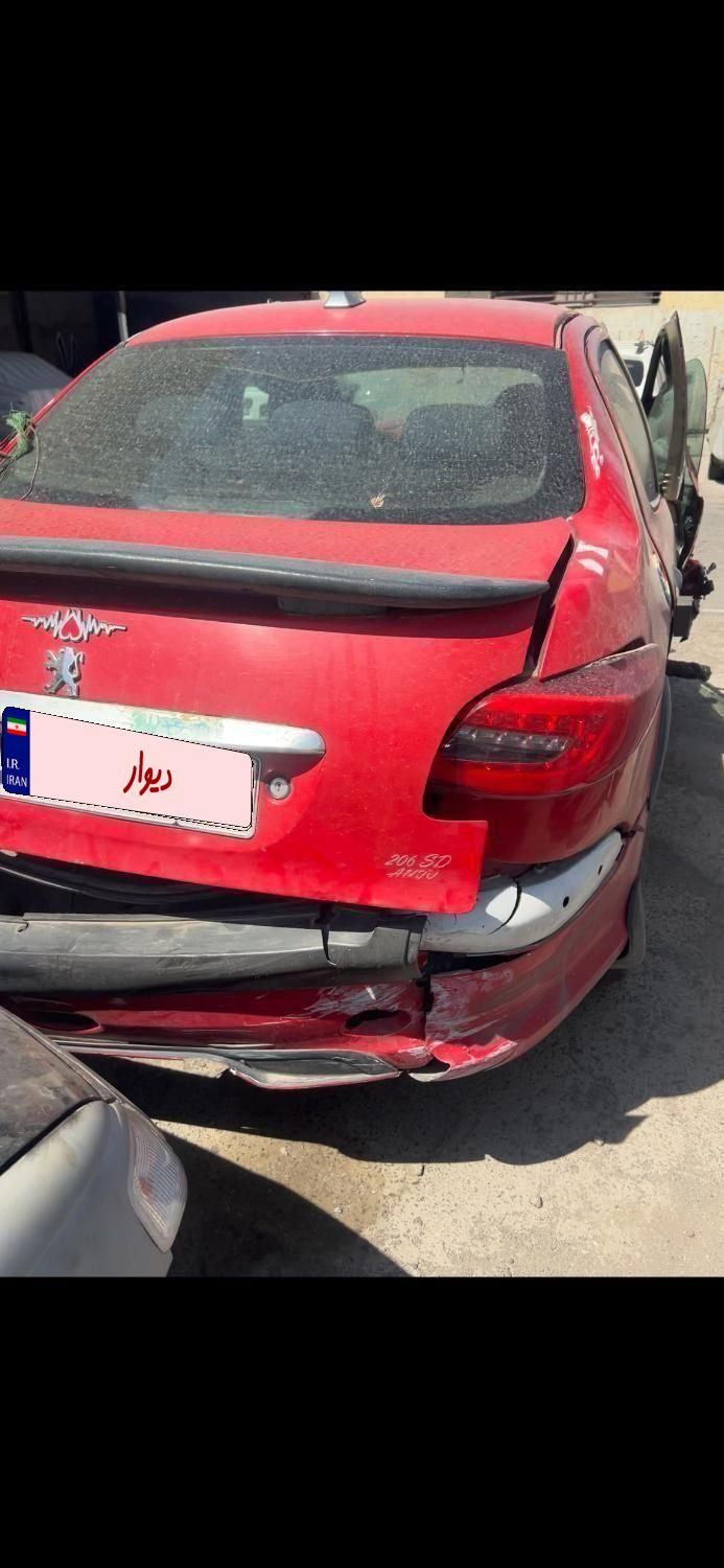 پژو ۲۰۶ صندوق دار v8 - 1386