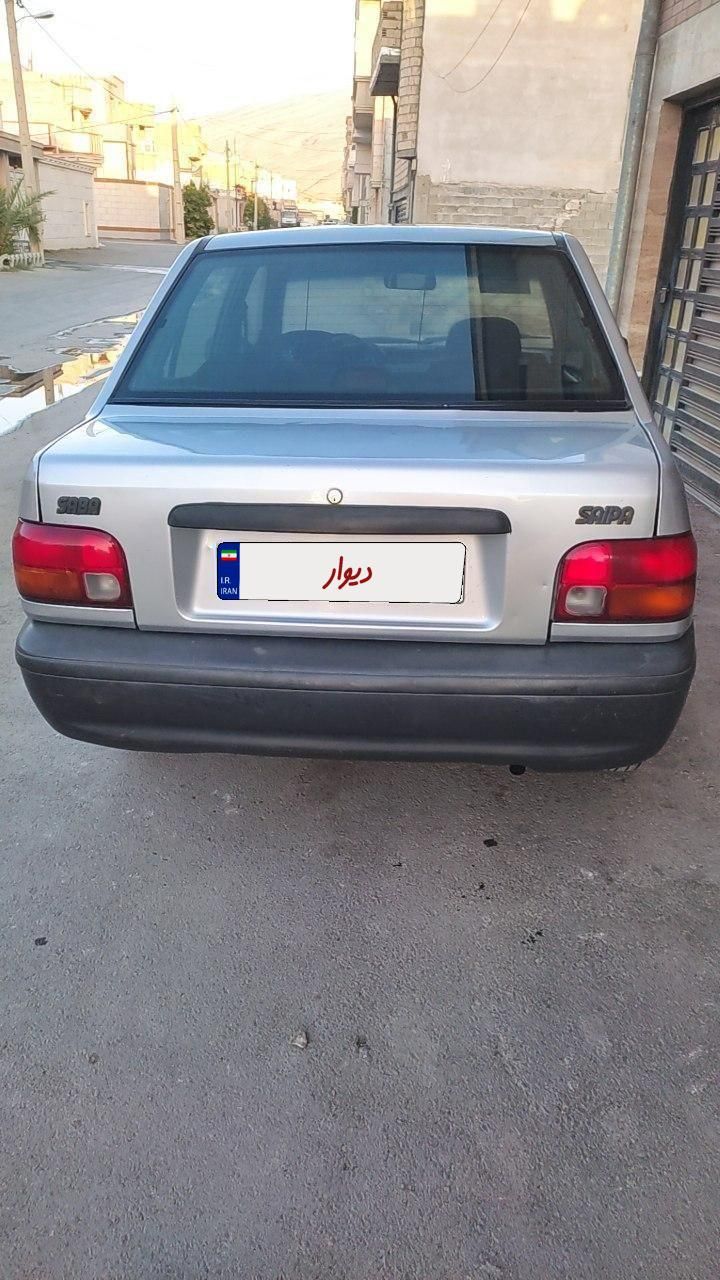 پراید صبا بنزینی - 1386