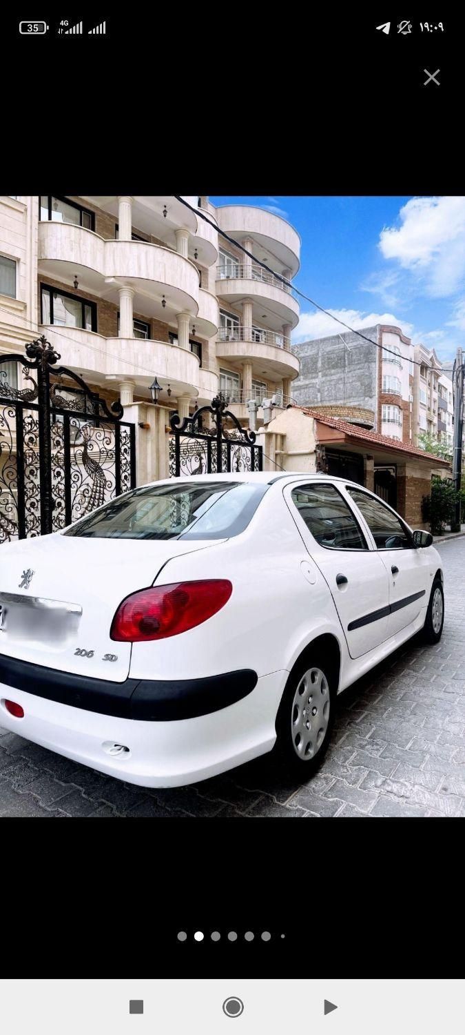 پژو ۲۰۶ صندوق دار v8 - 1394