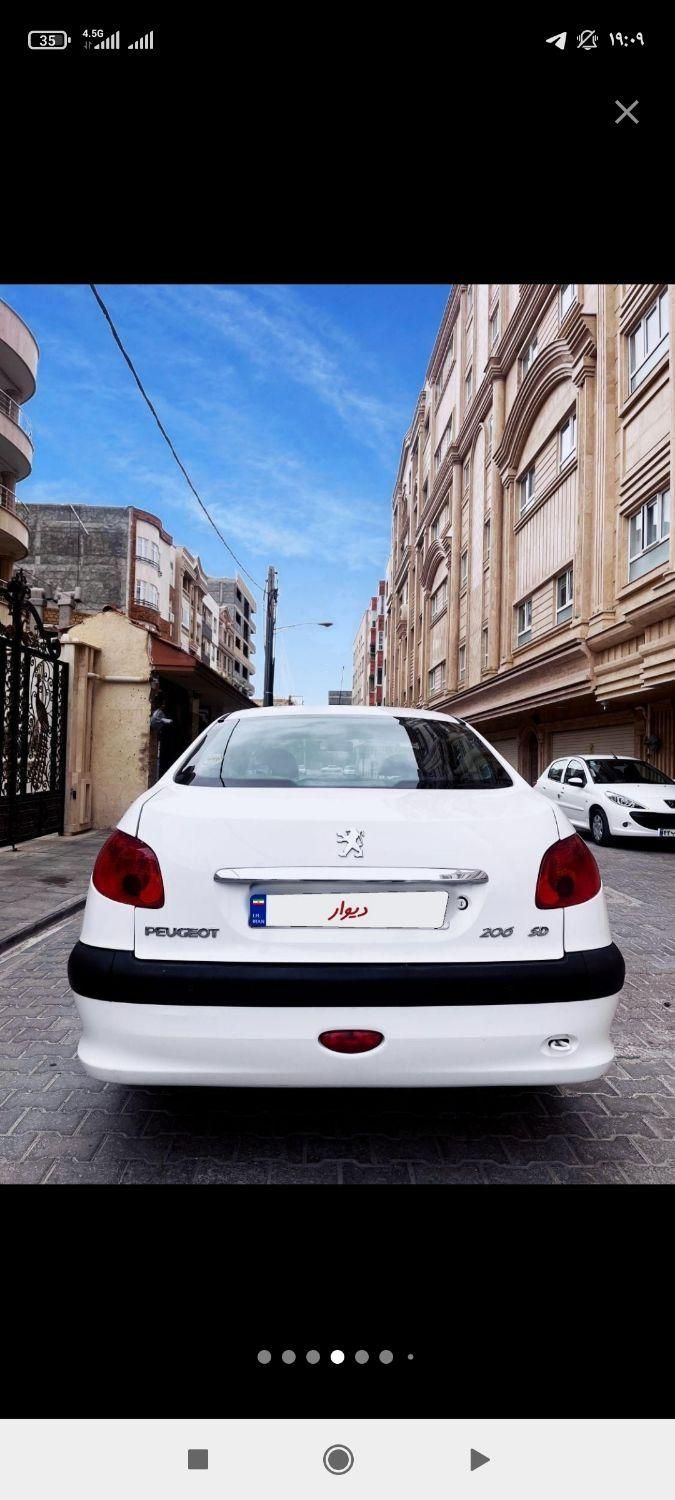 پژو ۲۰۶ صندوق دار v8 - 1394