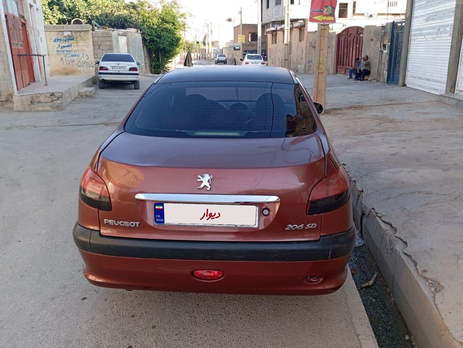 پژو ۲۰۶ صندوق دار v8 - 1386