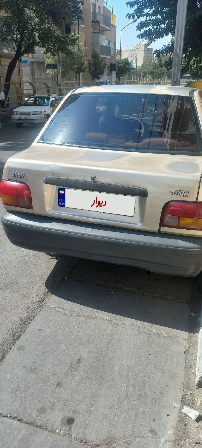 پراید صبا بنزینی - 1386