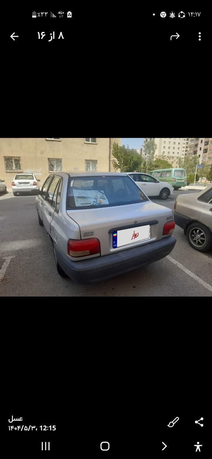پراید صبا بنزینی - 1388