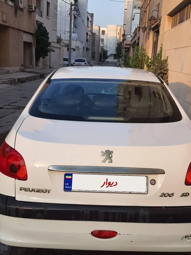 پژو ۲۰۶ صندوق دار v8 - 1395