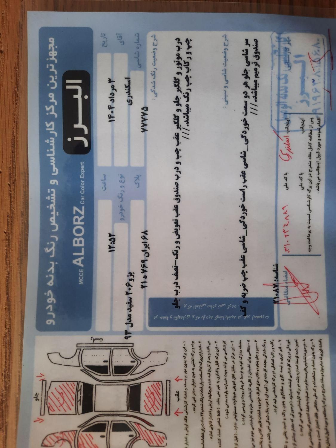 پژو 206 تیپ 5 - 1393