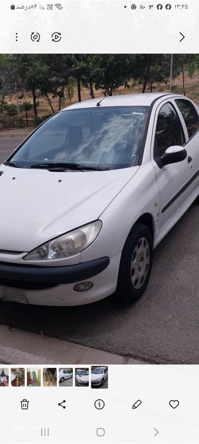 پژو ۲۰۶ صندوق دار v8 - 1393