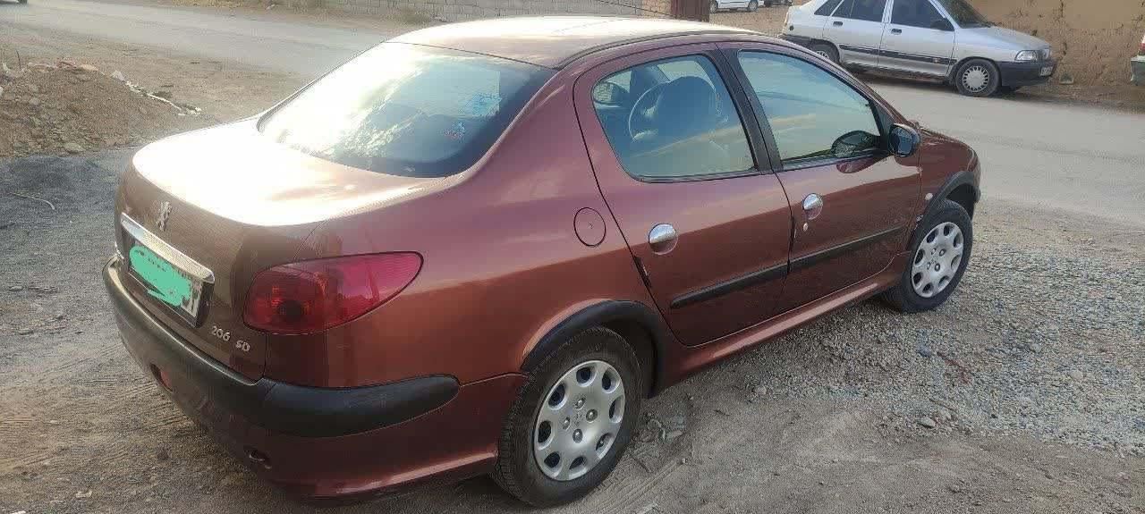 پژو ۲۰۶ صندوق دار v8 - 1390