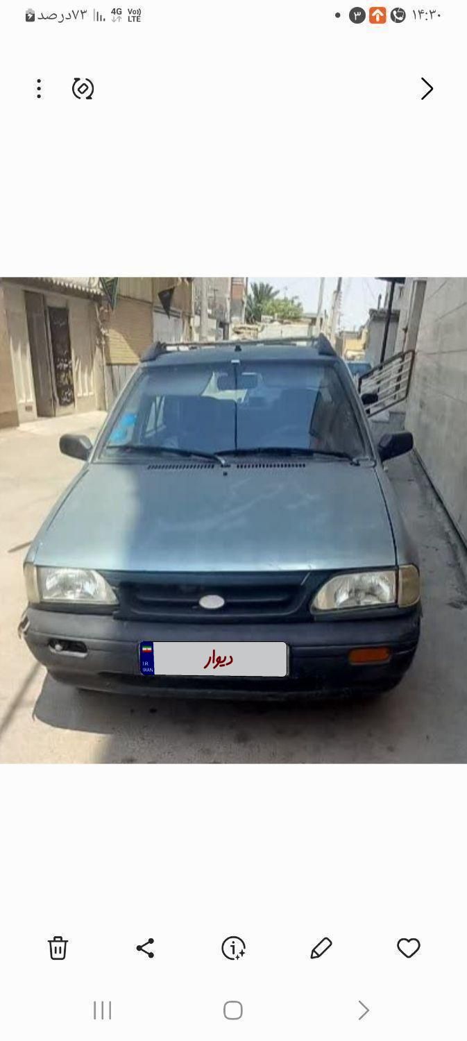 پراید صبا بنزینی - 1386
