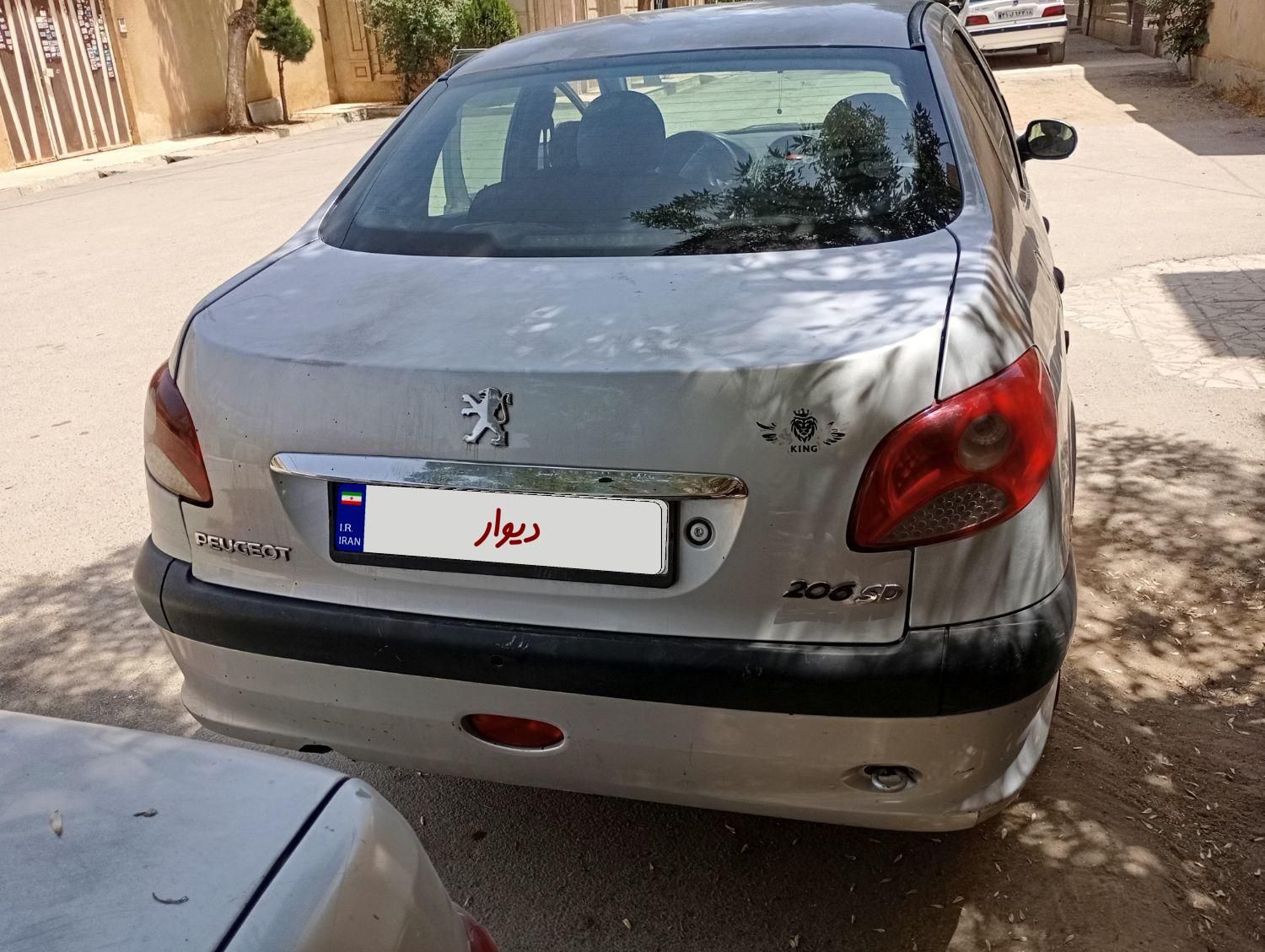 پژو ۲۰۶ صندوق دار v8 - 1388