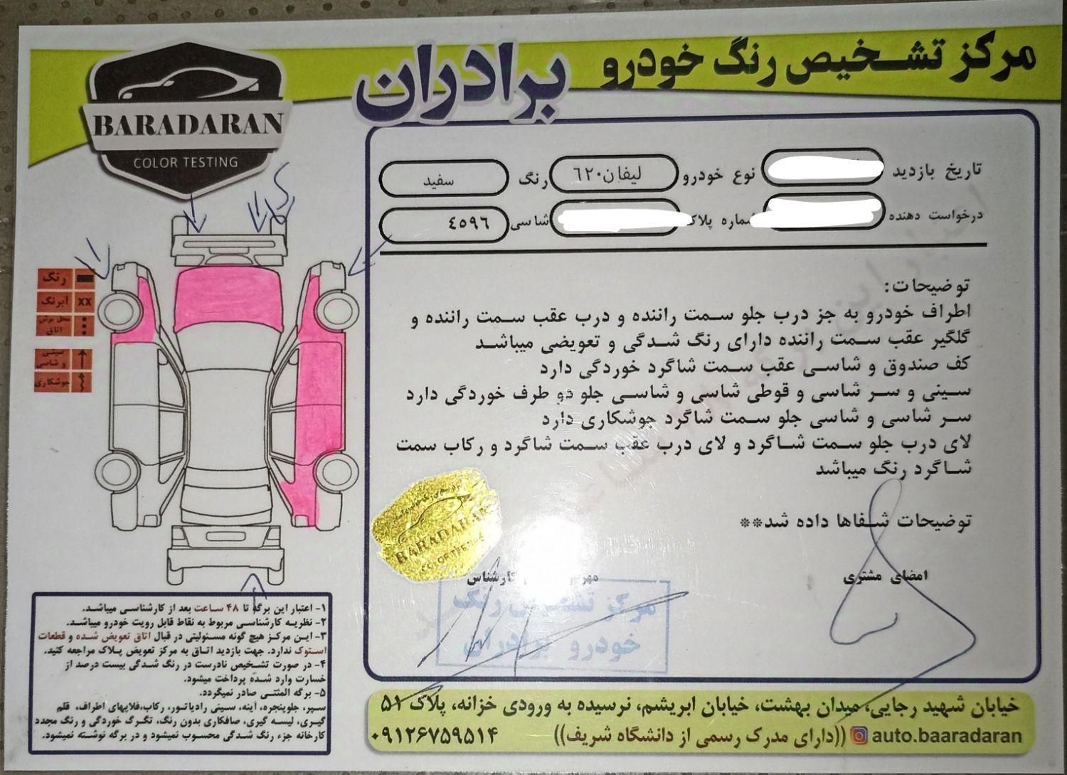 لیفان 620 دنده‌ای 1600 - 1391