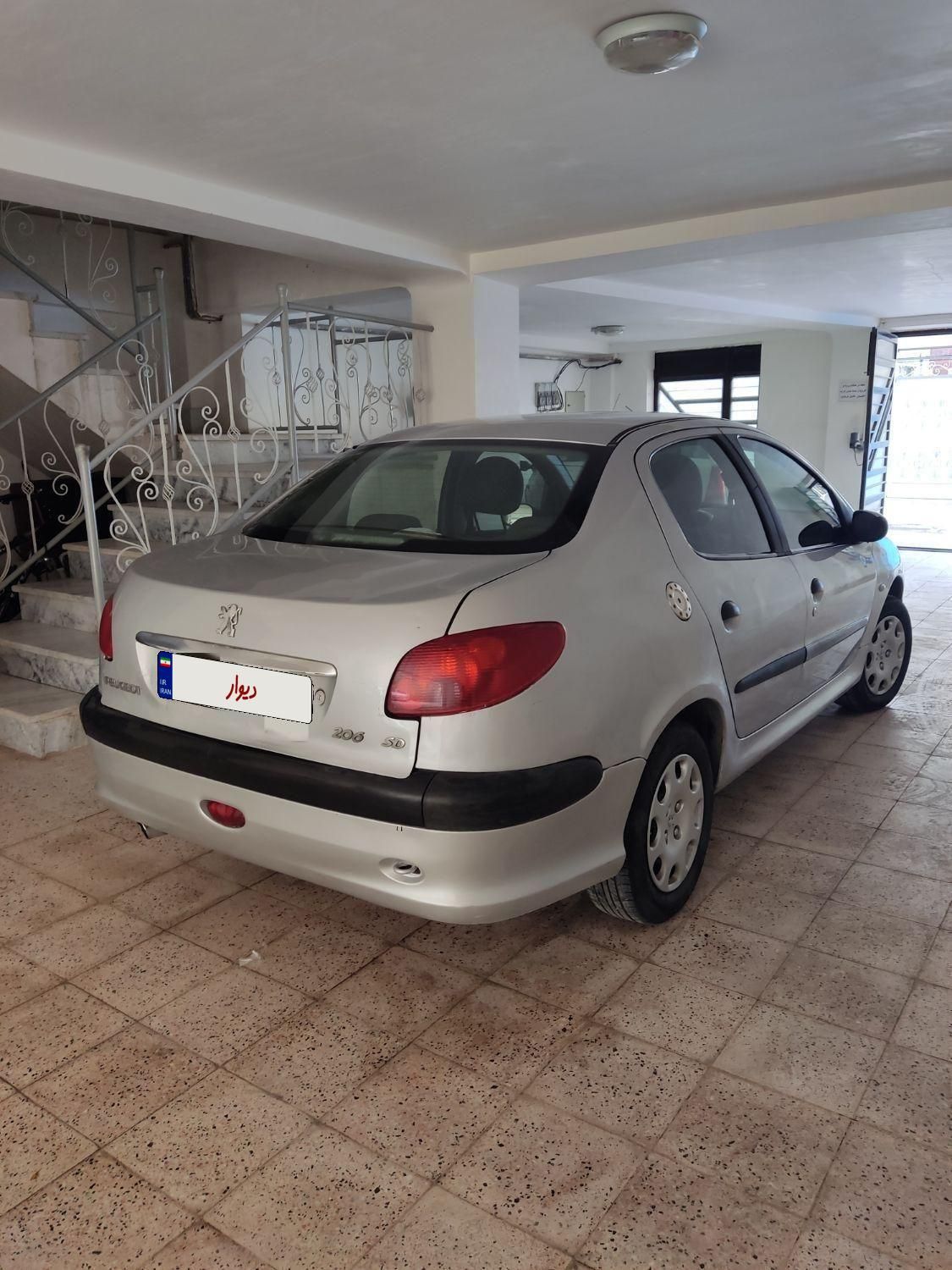 پژو ۲۰۶ صندوق دار v8 - 1387