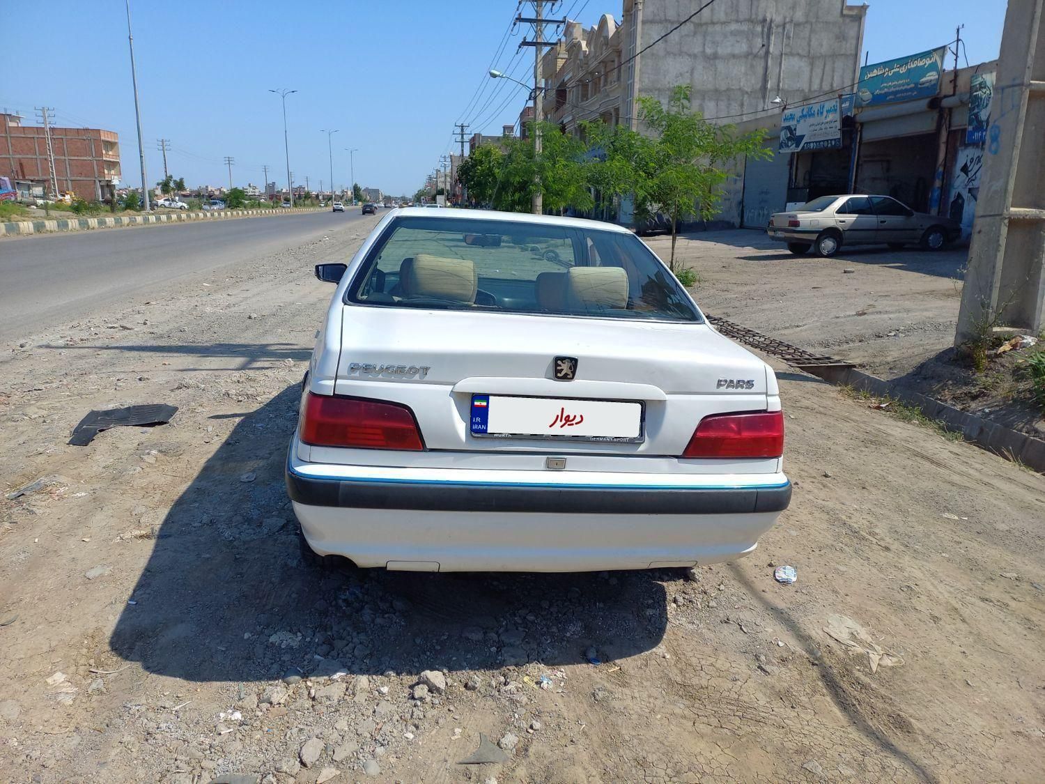 پژو پارس دوگانه سوز - 1387