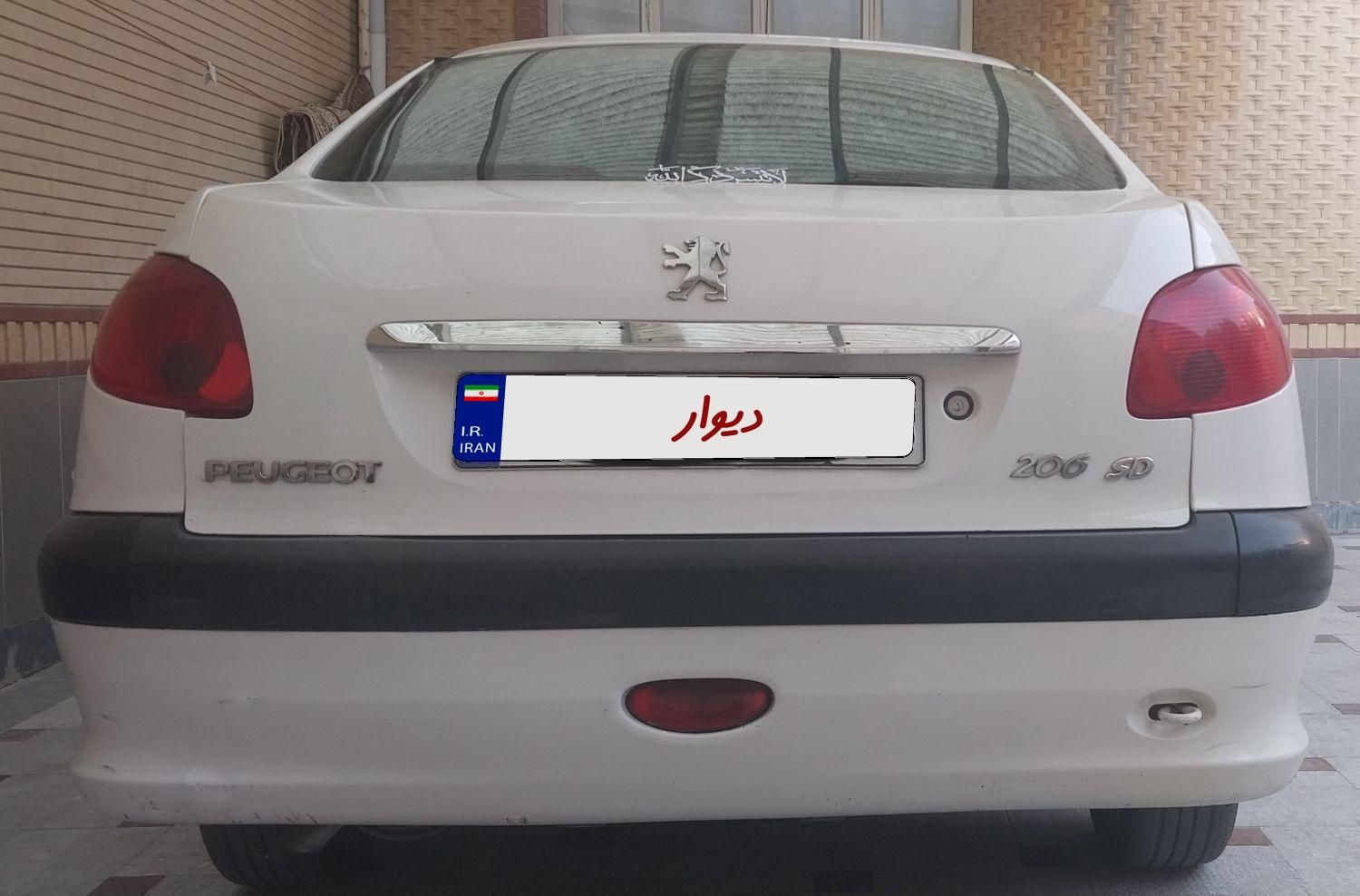 پژو ۲۰۶ صندوق دار v20 - 1388