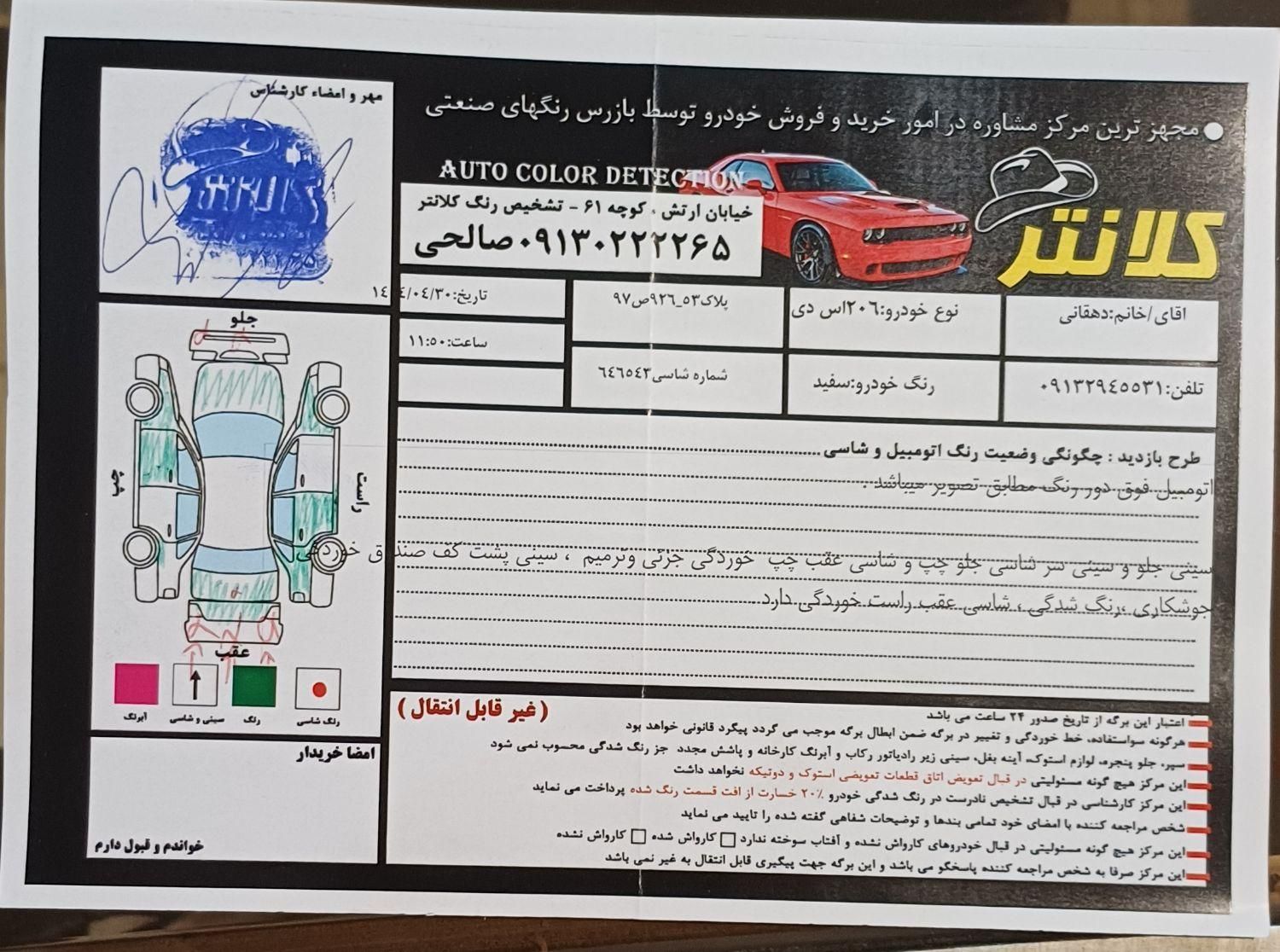 پژو ۲۰۶ صندوق دار v8 - 1393